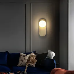 Applique en verre moderne nordique appliques salon chambre chevet minimaliste restaurant cuisine luminaire luminaire Espelhos décor intérieur