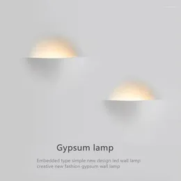 Applique murale en gypse créative pour la maison, luminaire décoratif d'intérieur, idéal pour un salon, un couloir, un café, un bar, un magasin, G9 LED, luminaire industriel