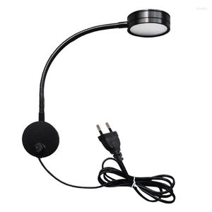 Lámpara de pared Manguera Flexible 3W 5W 7W Espejo de baño Luz Plata Lectura de cabecera Apliques de estudio Lámparas de luminaria Led AC110V 220VWall