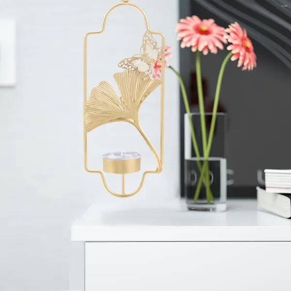 Lámpara de pared Velas cónicas para el hogar Herramientas eléctricas Funda Hierro Chic Mount Candelabro