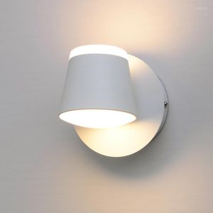 Lámpara de pared Interior Hogar 8W Luz LED Montada Rotación Techo Pasillo Pasillo Sala de estar Dormitorio Luces de lectura