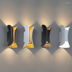 Wall Lamp Indoor Outdoor 10W COB LED Waterd waterd omlaag Licht voor El Restaurant Coffee House Garden Porch Lights SCONCE