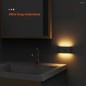 Muurlamp inductie indoor verlichting oplaadbare menselijke infrarood sconce oogbeschermingskamer decor licht voor kast badkamer