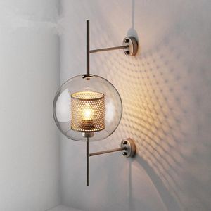 Wall Lamp Industrial Design Retro bed Vintage Creative Conte Glass Restaurant Eetkamer Decoratieve verlichtingsarmaturen