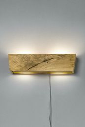 wandlamp industrieel handgemaakt woondecoratie verlichting verlichting massief minimalistisch hout handgemaakt