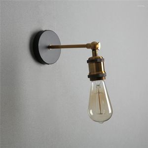 Wall Lamp Industrial Lampen Iron Simple Light SCONCE VINTAGE VOOR KEIKEN LOFT LOFTE ROOP Trap LED Mirror Washer