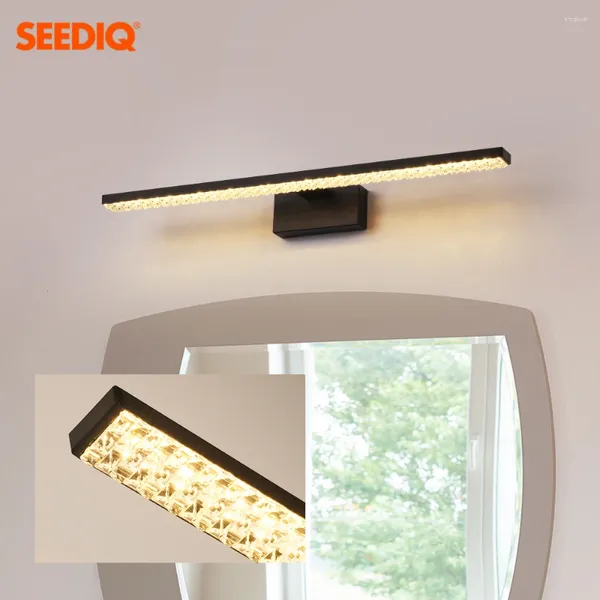 Lámpara interior de la lámpara de pared AC85-265V LED moderno Aplicar la iluminación de espejo de baño montada en la lámpara de diseño