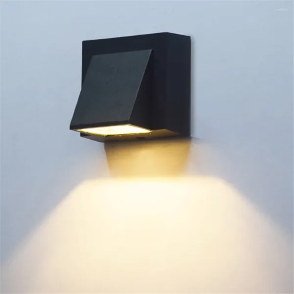 Lámpara de pared IP65 impermeable 5W 10W interior exterior Led moderno aluminio montado en superficie cubo jardín porche luz AC110V/220V