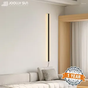 Wandlamp Joollysun LED Lange stripverlichting Moderne USB-plug-in verlichting voor slaapkamer Bedside woonkamer Decor gemonteerde sconce