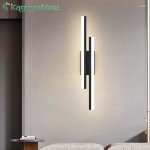 Wandlamp Kaguyahime Moderne Eenvoudige Led Strip Licht 90-260V Slaapkamer Nachtkastje Woonkamer Achtergrond Decor El indoor