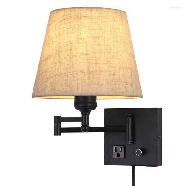 Lámpara de pared Lampe Pied Lámparas de pie Retro Antiguo Diseño moderno Dormitorio Luces Candelabros