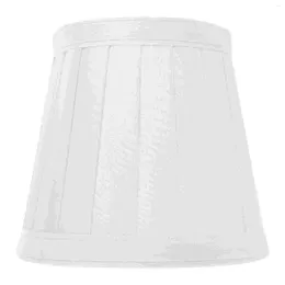 Wandlamp lampenkap Schaduw Lichte tafel tinten vloerbedekking clip geplooide doek stof kroonluchter lampen