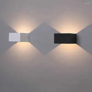 Wandlamp LED 7W Rechthoekig Binnen Modern Minimalistisch Slaapkamer Nachtkastje Woonkamer Gang Decoratie Verlichting LP-136