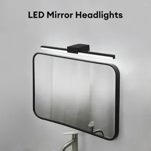 Wandlamp led badkamer ijdelheid licht 40 cm indoor modern 8w ac 85-265V sconces spiegelarmaturen zwart