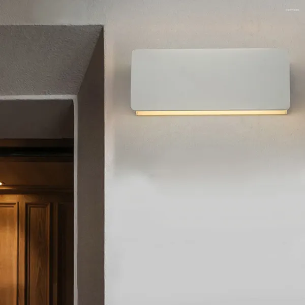 Lámpara de pared LED Mesita de noche Lámparas para exteriores Tocador Accesorios de iluminación para interiores de aluminio