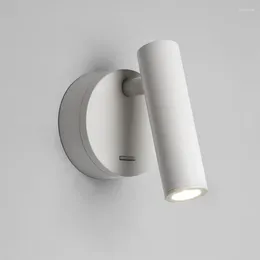 Lámpara de pared LED Bedside Reading Plug-in Cabeclar 3W Cabecera de cabecera con intervalo de interruptor encendido dormitorio de fondo