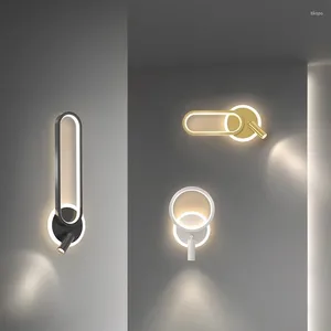 Wandlamp LED Creatief Met Spotlight Binnen Modern Eenvoudig Inbouwlicht Gang Nachtkastje Woondecoratie