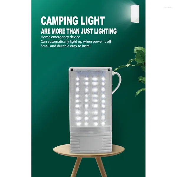 Lámpara de pared LED Corredor de luz de emergencia luces de vestuario de mano recargable carpa al aire libre acampando dos brillos