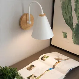 Lampe murale LED lampes légères table de chevet chambre chambre industrielle décoration de style en bois décor