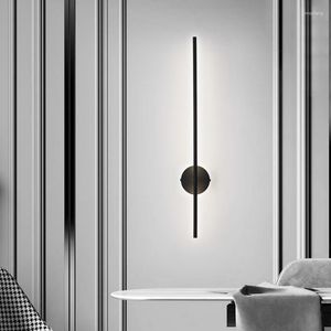 Applique Led Longue Bande Lampes Pour Salon Chevet Couloir Postmoderne Lumières Art Déco Lustre Luminaire Intérieur Éclairage Intérieur