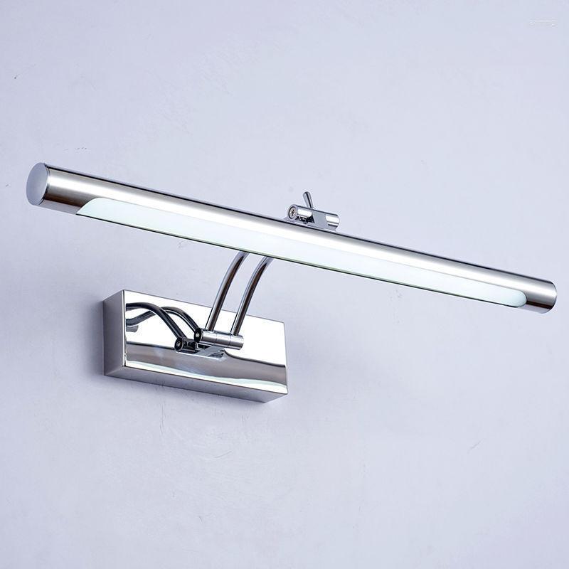 Vägglampa LED-spegel Front Minimalistiskt badrum Anti-dimma rostfritt stål Dekorativt korridorskåp