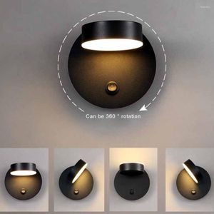 Applique LED Style moderne lumière 360 degrés rotatif 7W pour chevet chambre réglable couloir nuit El décor