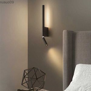 Wandlamp LED moderne wandlampen Lichtkandelaar voor nachtkastje Woonkamer Slaapkamer Hotel Opvouwbare rotatiespots met schakelaar Leeslamp