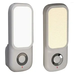 Applique murale LED avec capteur de mouvement, veilleuse créative pour la maison, chargement sans fil, plug-in pour chambre à coucher, couloir