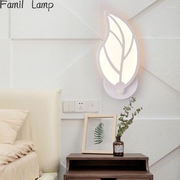 Lámpara de pared LED LACANAS Lámparas Modernas de mariposa Simple Forma cuadrada de aluminio Proyecto de aluminio Room Decoración de dormitorios