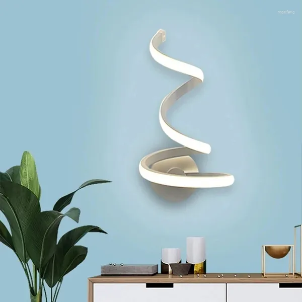 Lámpara de pared Led Nordic Line Lights Protección para los ojos Metal Lámparas personalizadas Mesita de noche Cálido para dormitorio Decoración minimalista C