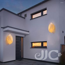 Wandlamp LED buiten imitatie steenlicht modern waterdicht IP65 villa veranda tuin terras buitenkandelaars