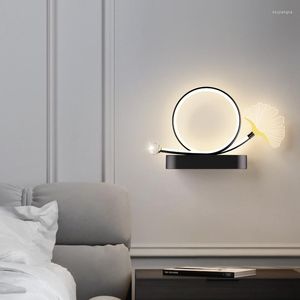 Wandlamp LED Ronde Eenvoudige Decor Voor Thuis Slaapkamer Woonkamer Oppervlak Nachtkastje Sofa Achtergrond Blaker Verlichting Armatuur