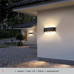Wandlamp LED naar boven en lagere slaapkamer Corridor Wand-gemonteerde verlichtingsarmatuur voor trap woonkamer warm wit