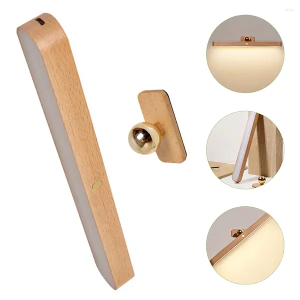 Lampe murale LED Vanity Table Lights pour miroir habillage de salle de bain Nuit en bois