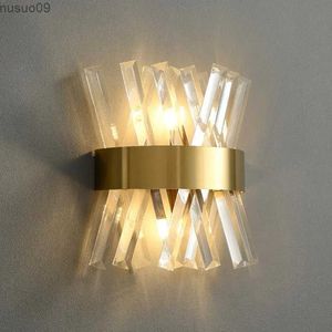 Wandlamp LED-wandlamp voor nachtkastje Badkamerspiegel Trap Woonkamer Decoratie Postmoderne binnenverlichting Glazen wandkandelaar