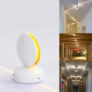 Wandlamp LED WINDEN VADHILL LICHT 360 graden moderne ray deur frameframe lijnlijnlampen voor thuis slaapkamer trappen verlichting decoratie