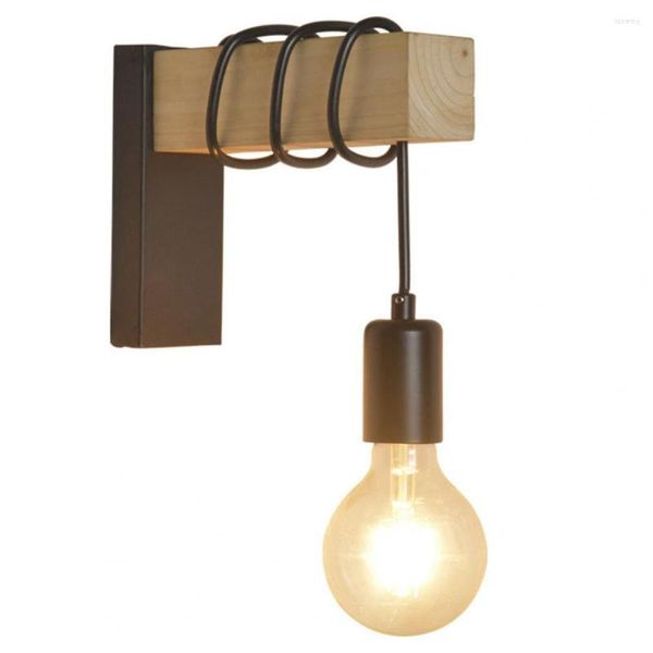 Lâmpada de parede luz atraente alto brilho vintage bobina design led cabeceira decoração para casa