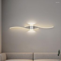 Wandlamp Licht Minimalistisch Modern Eenvoudig Strip Creatief Slaapkamer Studie Nachtkastje Woonkamer TV Bank Achtergrond