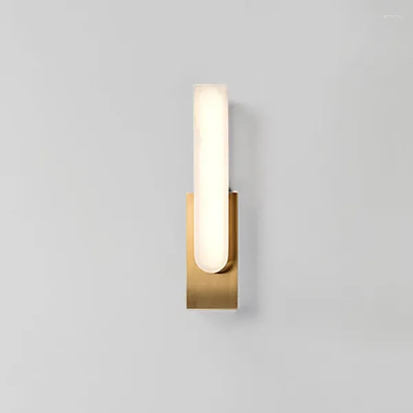Lámpara de pared Sala de estar Fondo Pasillo Diseñador Modelo Americano Minimalista Dormitorio Mesita de noche