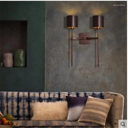 Wall Lamp Loft Retro Industrial Wind Living Room Bedide Led Moderne Minimalistische Creative Personality Corridor Double LO8142