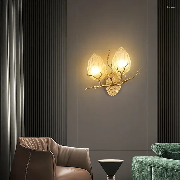Lámpara de pared Apliques largos Aplique negro Artículos decorativos para el hogar Cama inteligente Iluminación impermeable Baño