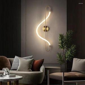 Lámpara de pared Apliques largos Retro Brazo oscilante Luz Juegos de comedor lindos Vidrio de montaje led