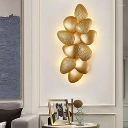 Wandlamp Luxe Design LED Goud El Decoratie Schelp Woonkamer Sfeerverlichting Slaapkamer Nachtlampje