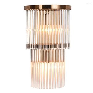Muurlamp luxe licht kristalstang Noordic creatief interieur decor E14 LED -verlichting voor huis El Villa slaapkamer drop