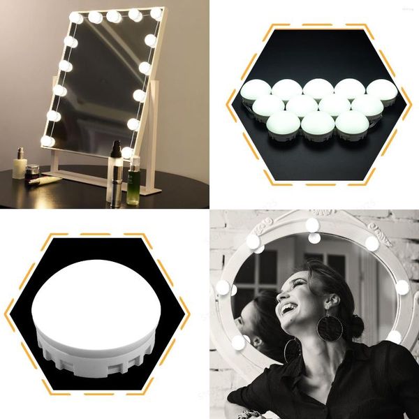Kit d'ampoules de vanité de lumière de miroir de maquillage de lampe de mur pour la coiffeuse avec des appareils d'éclairage non inclus de gradateur