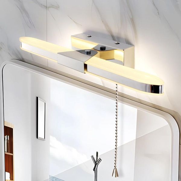 Applique murale MantoLite moderne salle de bain montage illuminé Chrome couleur Led vanité luminaire pour El