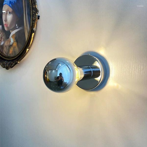 Lámpara de pared Metálica Pequeña Retro Pasillo Pasillo Luz de techo Lámparas decorativas creativas personalizadas