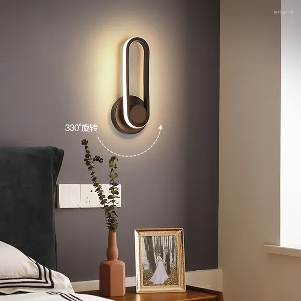 Lampe murale Lumières LED modernes minimalistes salon Salle Conce de chevet de chambre