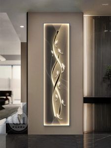 Applique moderne abstraite décoration Art livraison gratuite salon salle à manger chambre fond télécommande Dimmi
