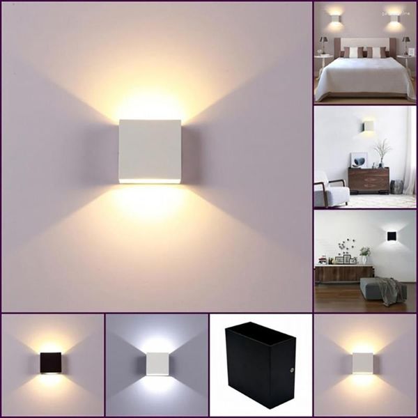 Lámpara de pared Interior moderno y minimalista colgante creativo luz LED mesita de noche dormitorio sala de estar pasillo escalera